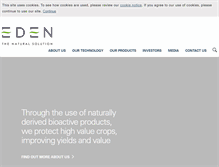 Tablet Screenshot of edenresearch.com